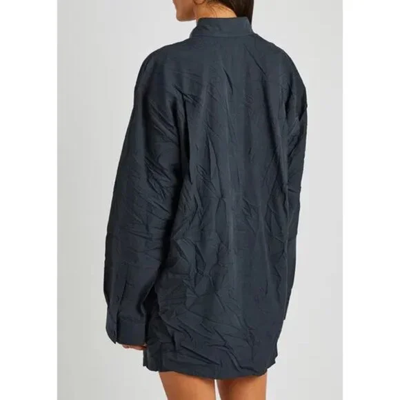 Balenciaga wardrobe logo jacquard print oversized shirt - Picture 3 of 11